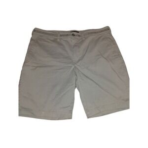 Express 365 Comfort Mens Slim Above The Knee Chino Shorts Grey Size 36 8" Inseam